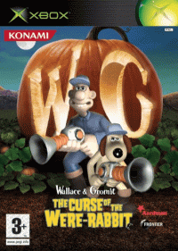 Wallace and Gromit Curse of the Were Rabbit Xbox US box art